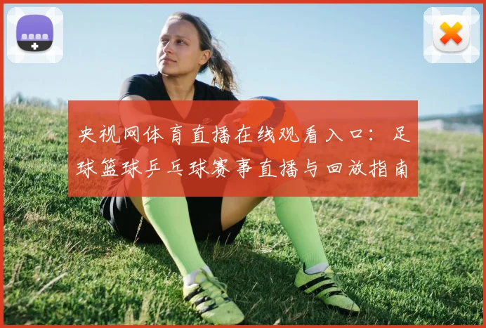 央视网体育直播在线观看入口：足球篮球乒乓球赛事直播与回放指南